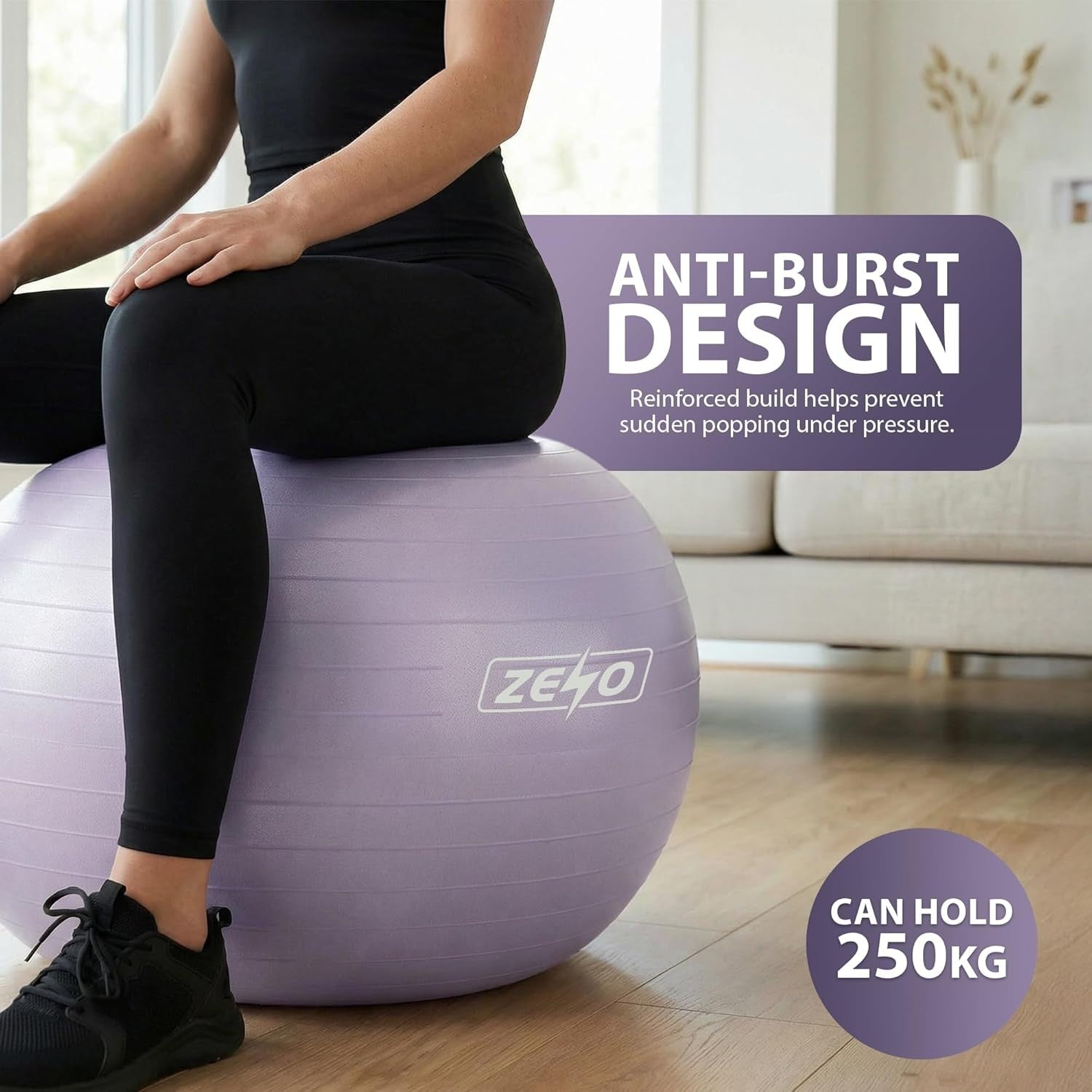 EXERCISE GYM BALL SWISS PILATES YOGA CORE TRAINING PREGNANCY BIRTHING ANTI-BURST