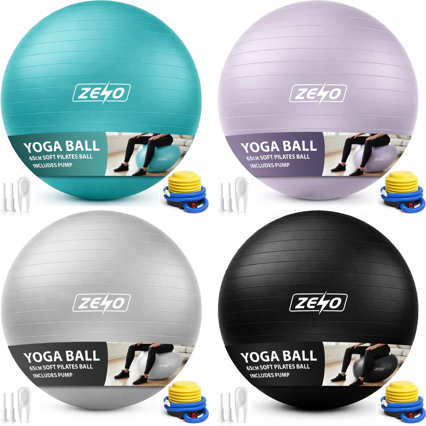 EXERCISE GYM BALL SWISS PILATES YOGA CORE TRAINING PREGNANCY BIRTHING ANTI-BURST
