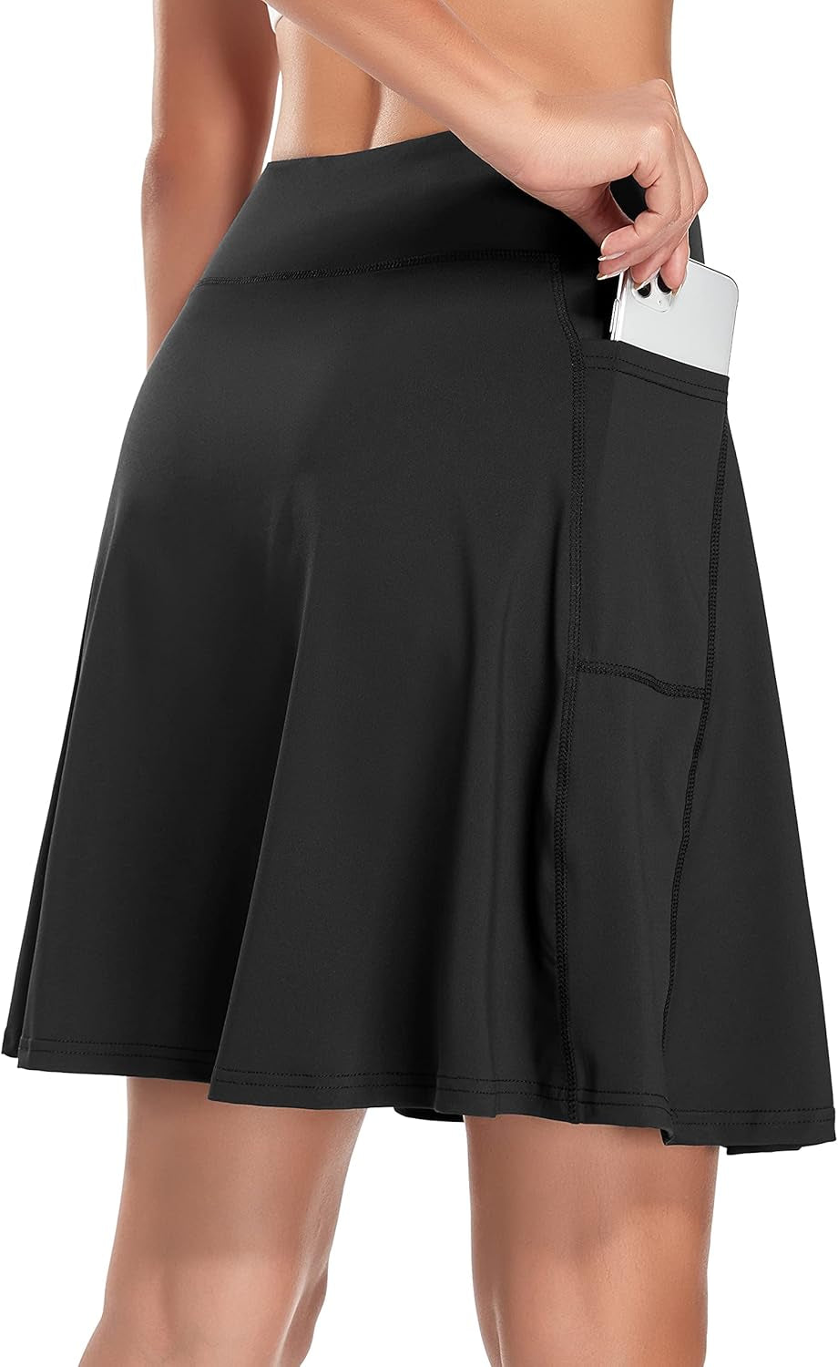 Women'S 20" Knee Length Skorts Skirts Tennis Athletic Golf Causal Skort with 4 Pockets